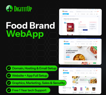 Food brand Webapp Enhanced Sales, Marketing & Security