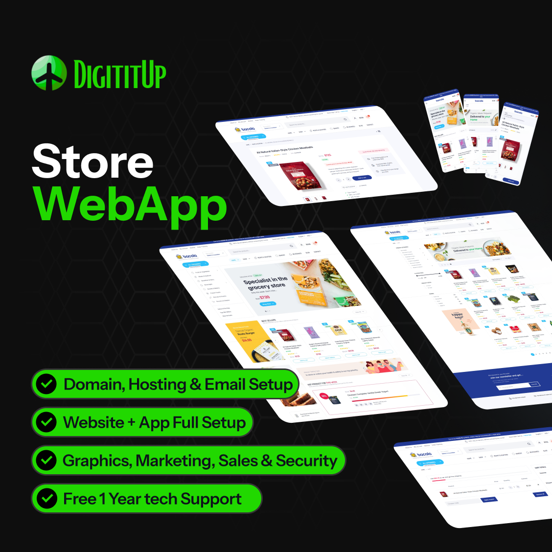 Stores WebApp Enhanced Sales, Marketing & Security