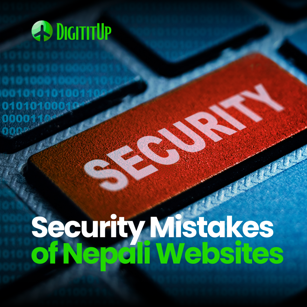 5 Security mistakes nepali websites make